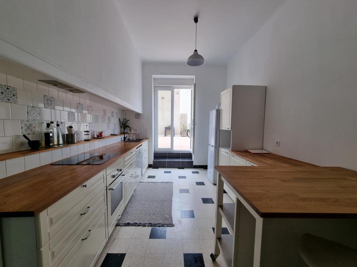 T4- Terrasse 50M², Garage, Centre-Ville Нарбон Екстериор снимка